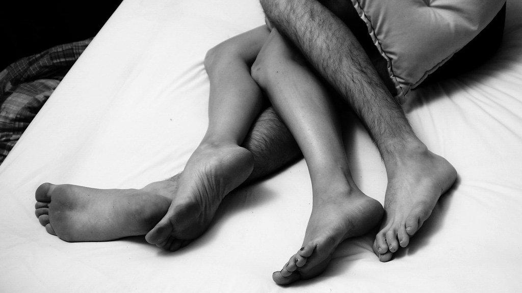 Wife loves foot sex