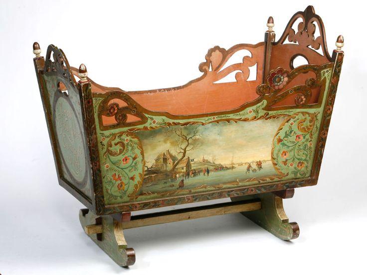 Ruby reccomend Antique victorian swinging bassinet