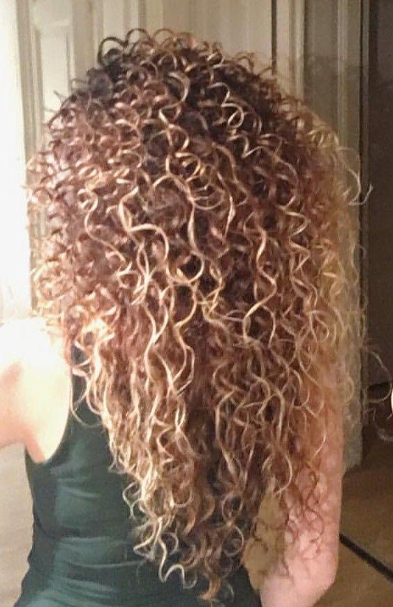 Curly permed hair fetish