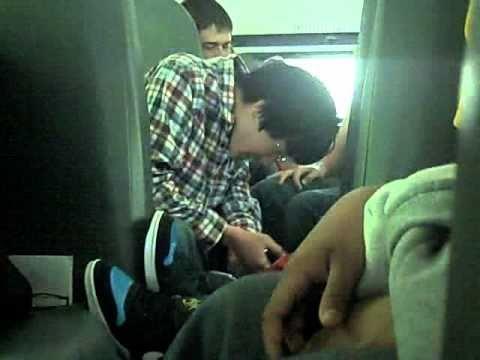 Peeing in the bus
