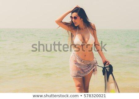 Bikini beach diving