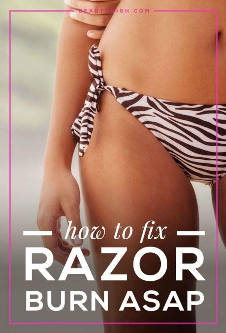 Preventing razor burn/bikini bumps when shaving bikini area 
