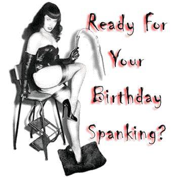Spank time birthday
