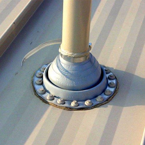 Metal roof penetration seal