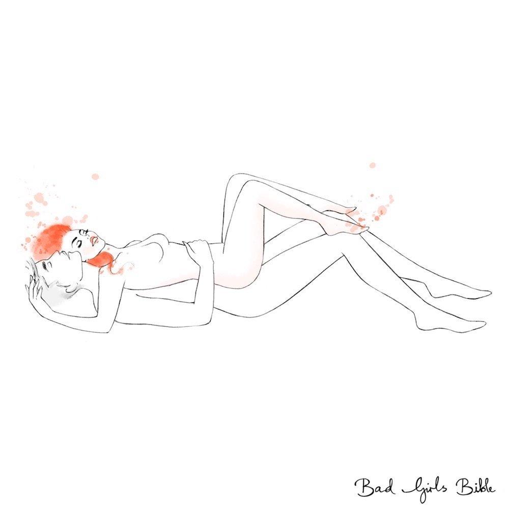 Bitsy B. reccomend Spoon position for sex