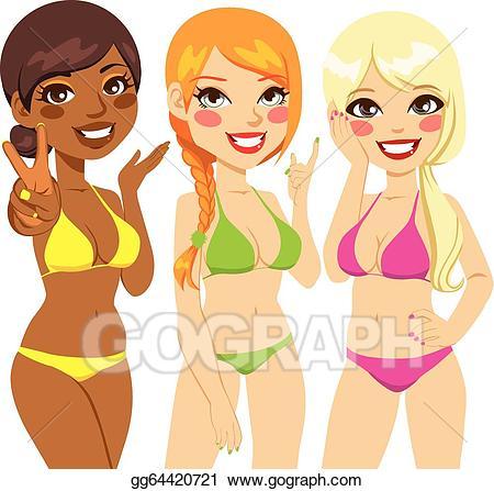 Clip art photos girls bikinis