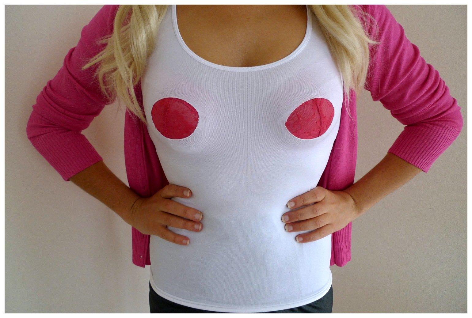 Trigger reccomend Shirt with holes for boobs