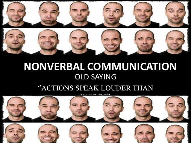 Non verbal communication facial