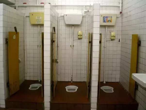 best of Restrooms pictures peeing in Women public