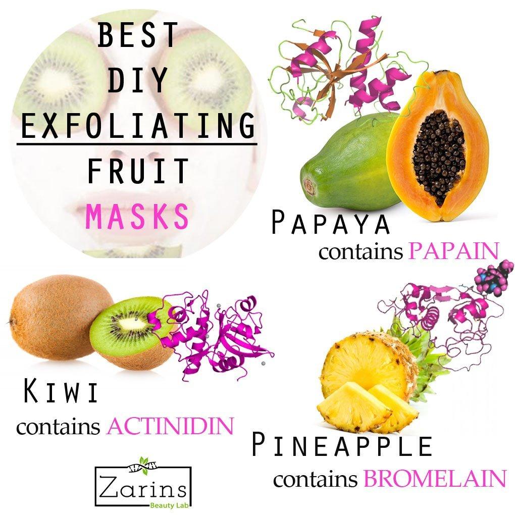best of Facial enzyme Homemade masks fruit
