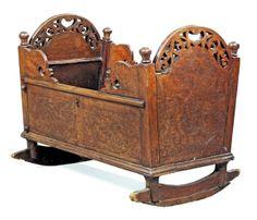 best of Victorian bassinet Antique swinging