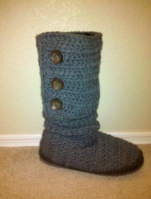 Coo C. reccomend Adult crocheted boot pattern