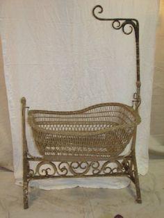 best of Victorian bassinet Antique swinging