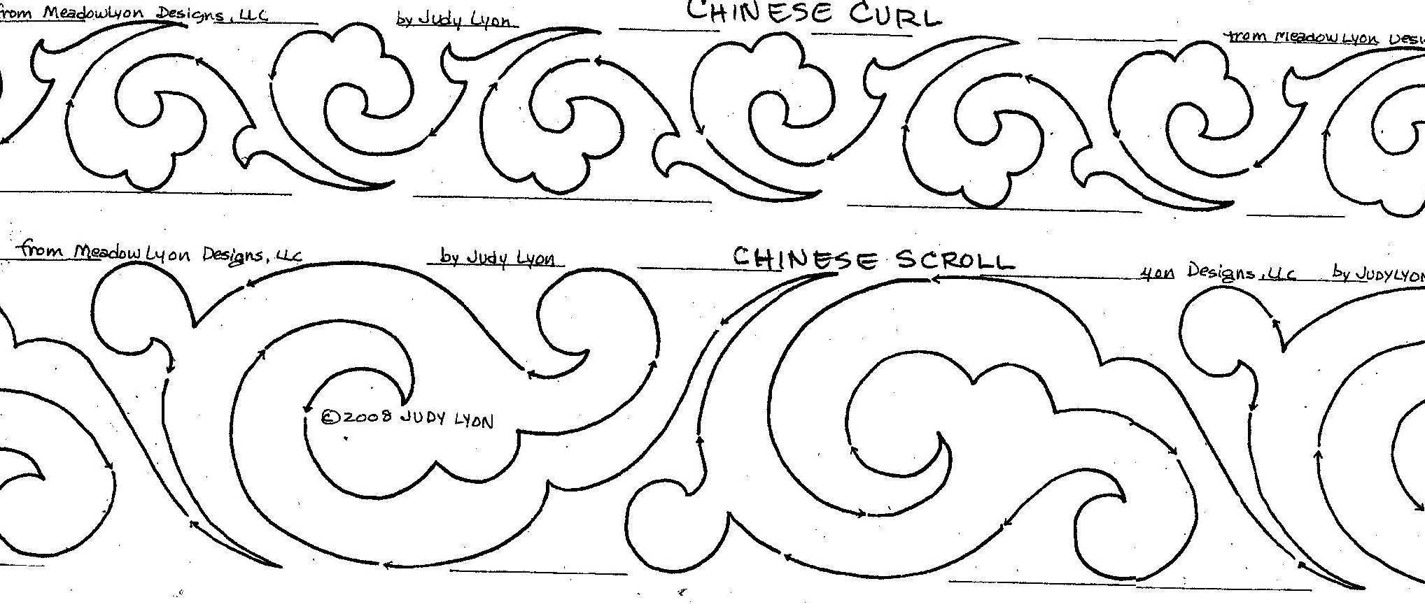 best of Scroll Asian pattern
