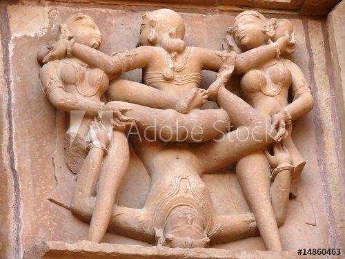 Erotic hindu sculpture