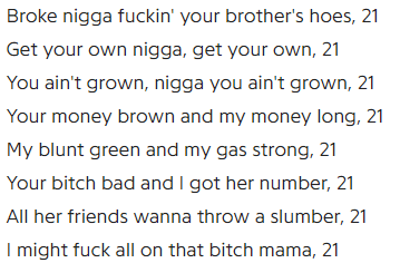 Fuck boys free style diss lyrics