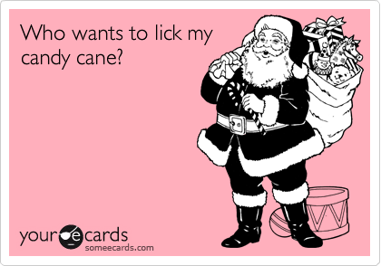 Candy cane lick