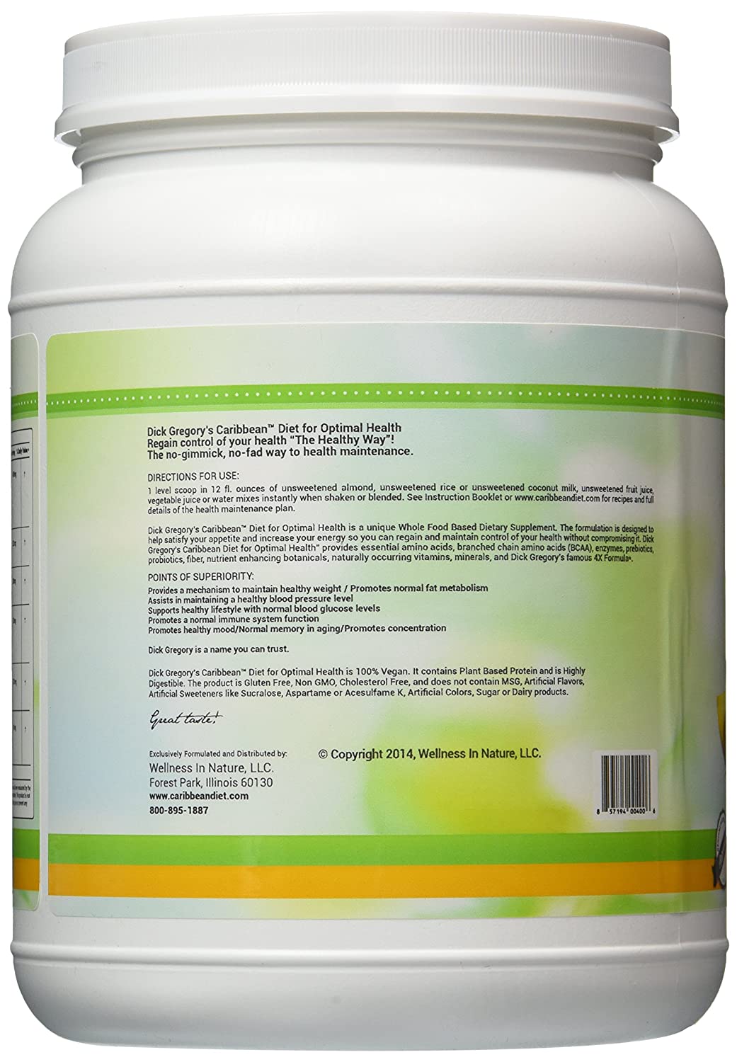 Eclipse reccomend Dick gregorys enzymatic weight loss programs