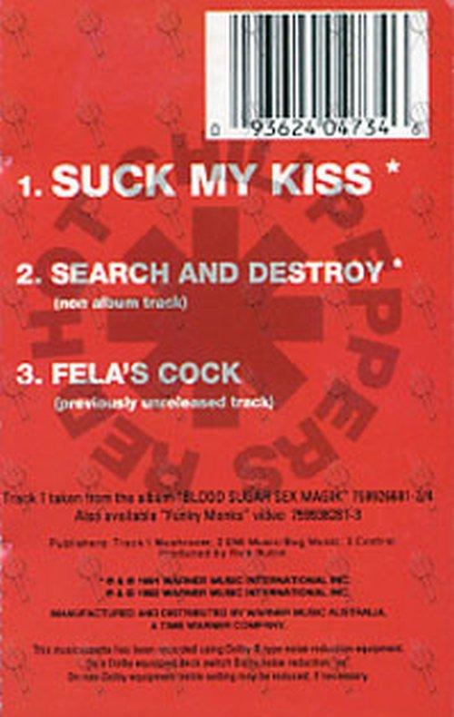 Chili peppers suck my kiss