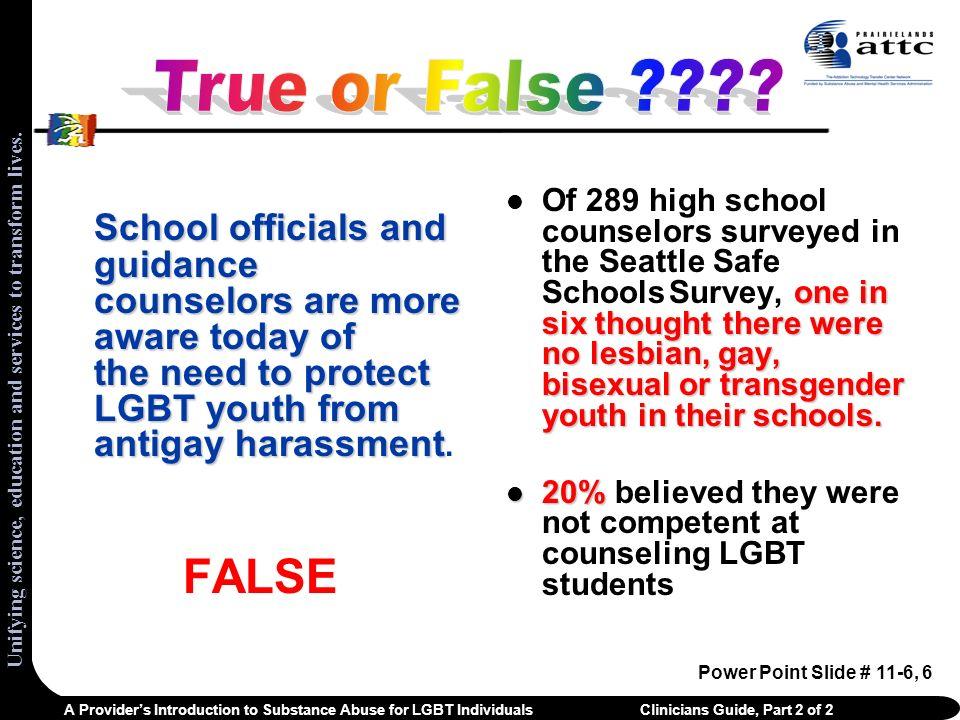 Reed reccomend Counseling gay and lesbian students powerpoint