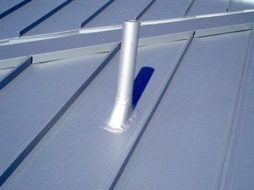 Metal roof penetration seal