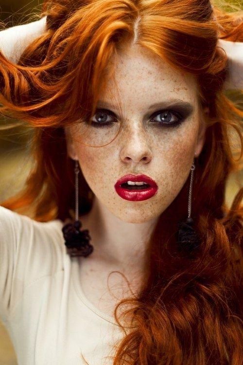 Naked australian redhead freckles 