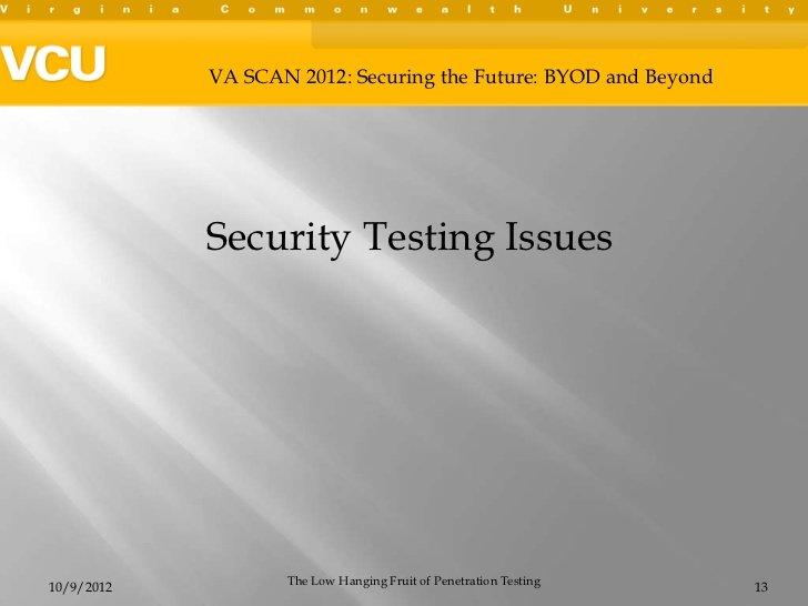 3rd party security penetration testing virginia