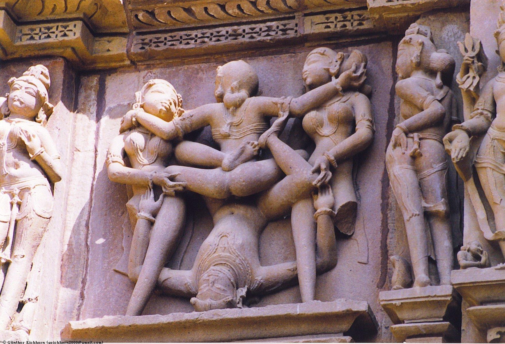 Erotic hindu sculpture