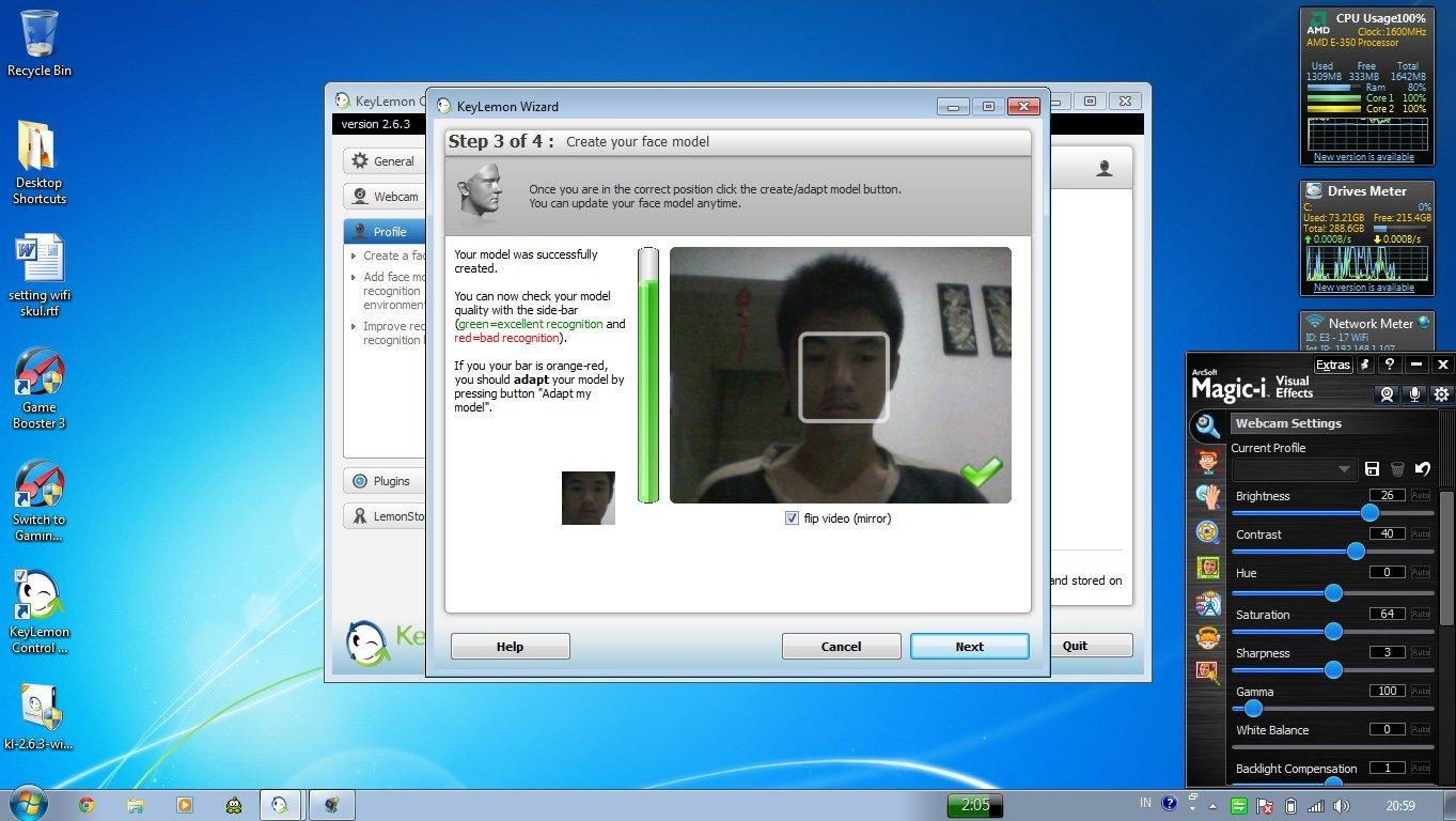Facial recognition software dell