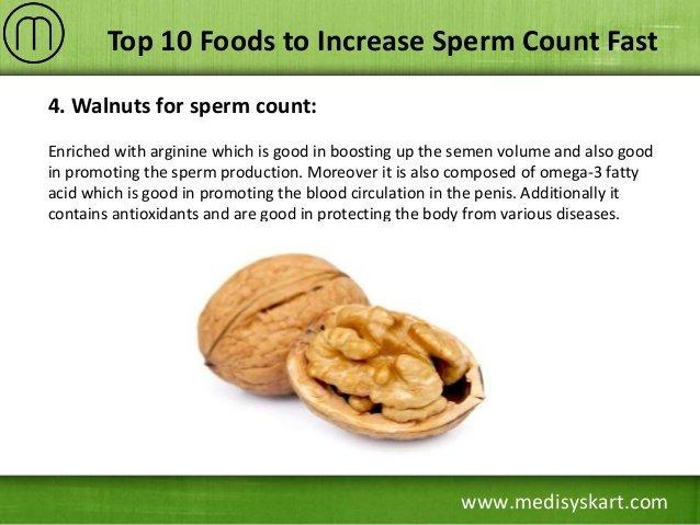 best of Sperm count Food helpful increasing in