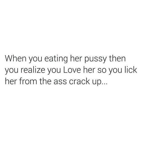 Lick ass crack