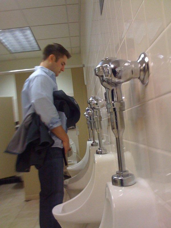 best of In Men caught bathroom peeing
