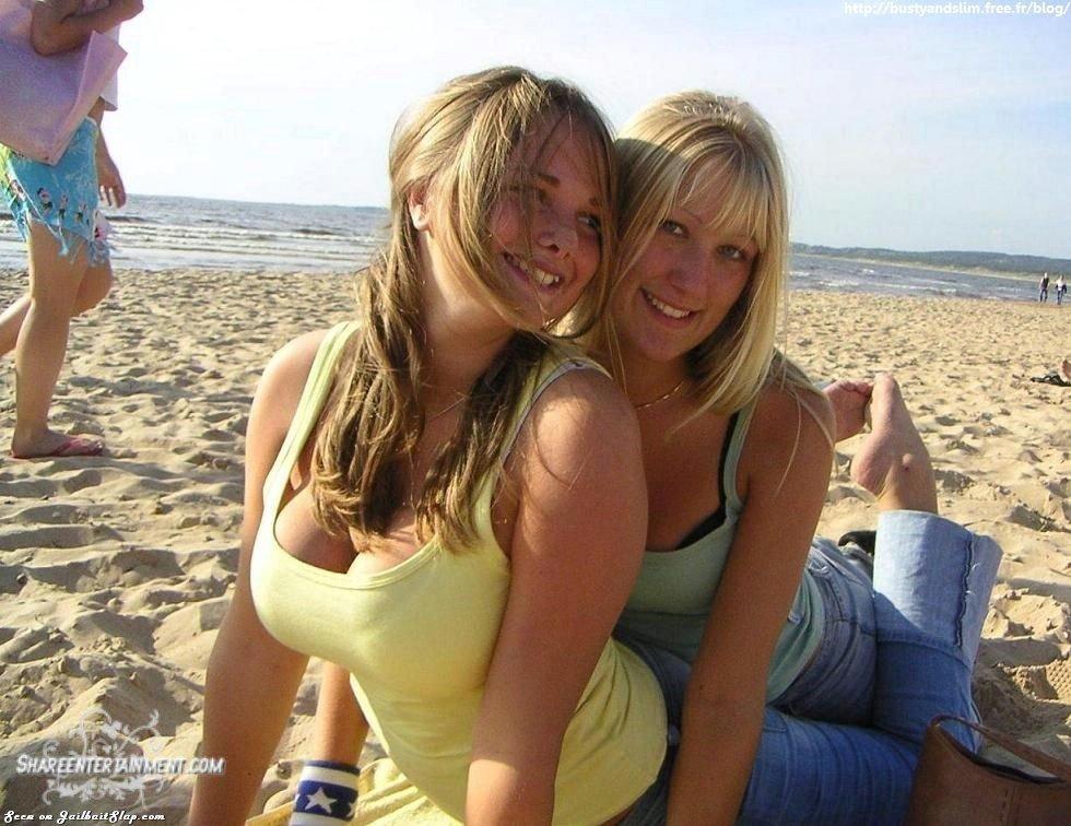 Mother and daughter busty sex