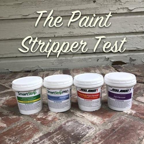 Rain D. reccomend Paint stripper test