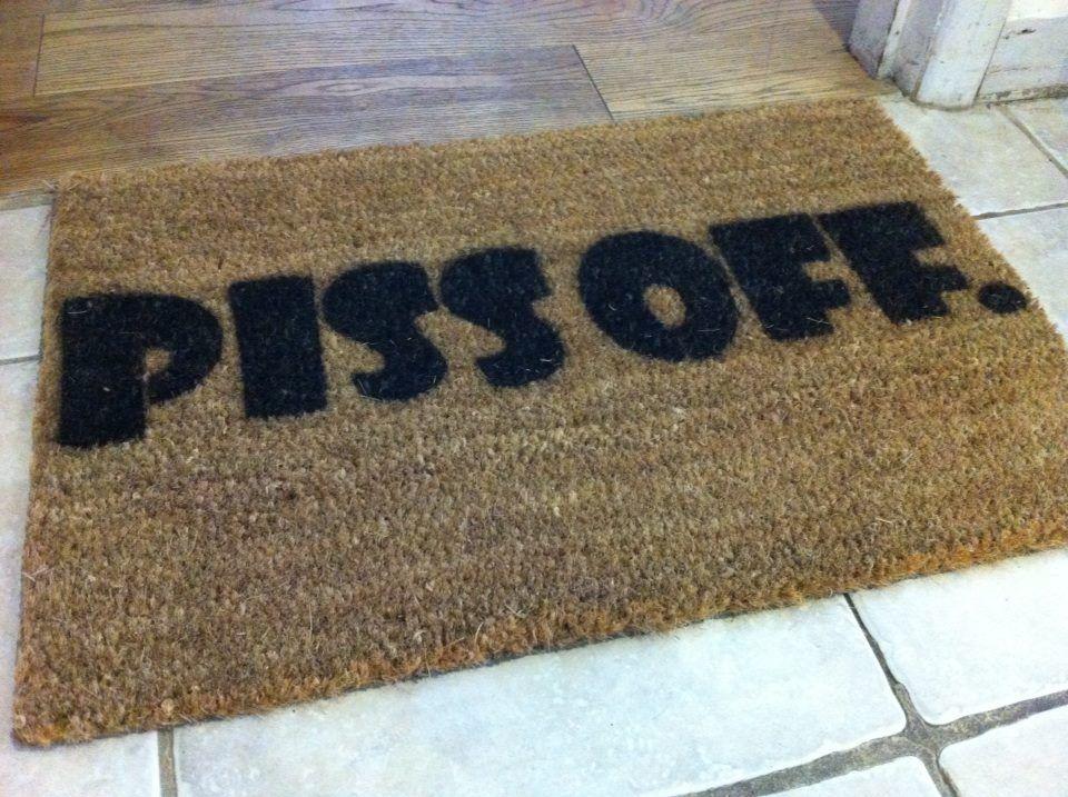 Ki-No-Wa reccomend Piss off doormat