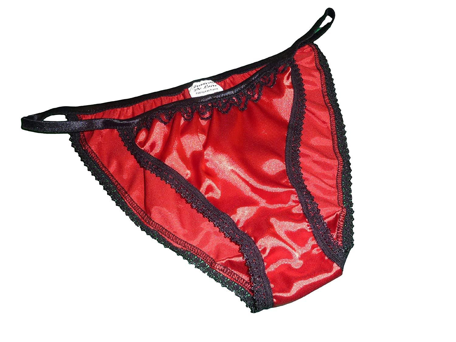 best of String bikini underwear Satin