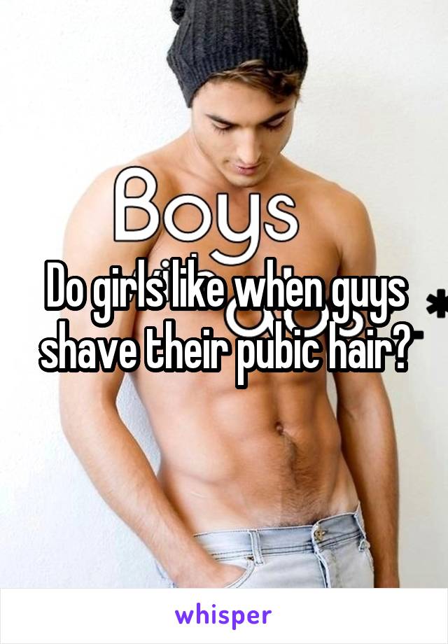 Should guys shave their penis
