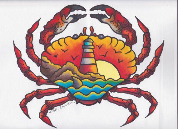 best of Red spank crab Tattoo