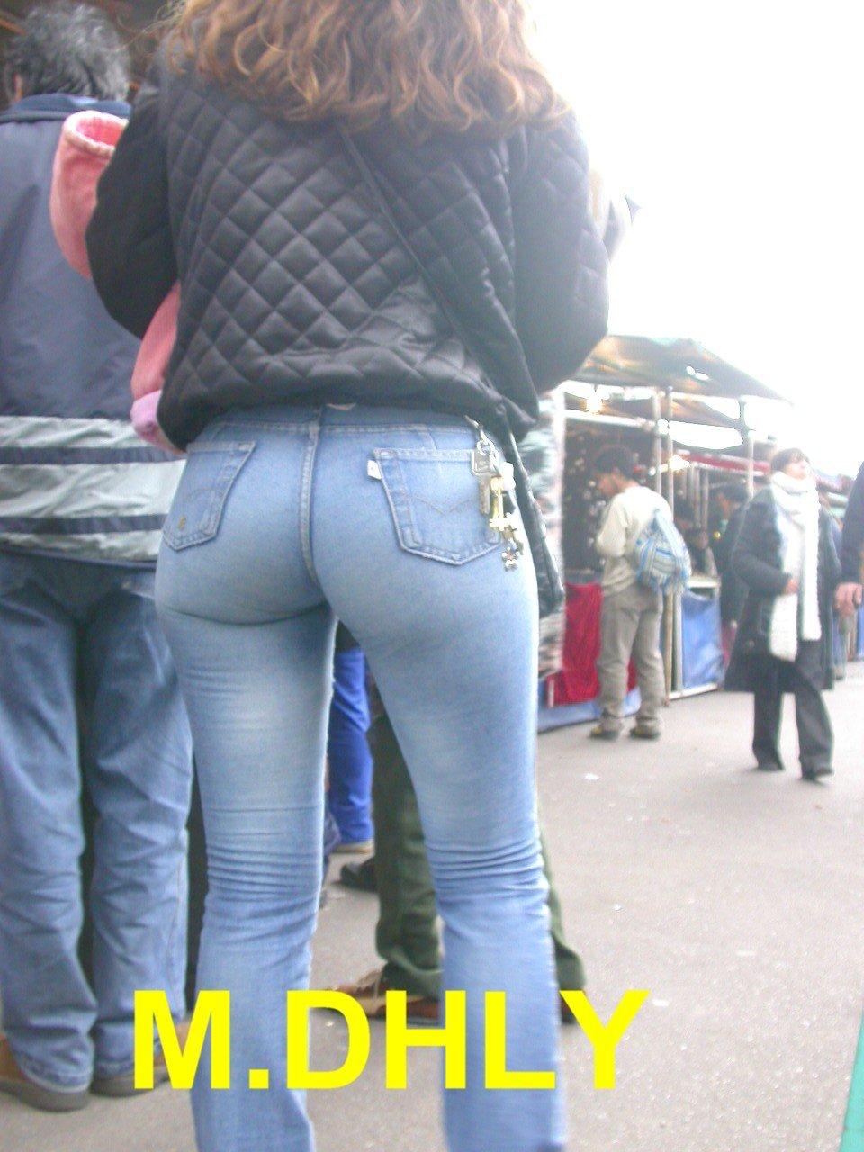 Chuckles reccomend Tight jeans voyeur pics