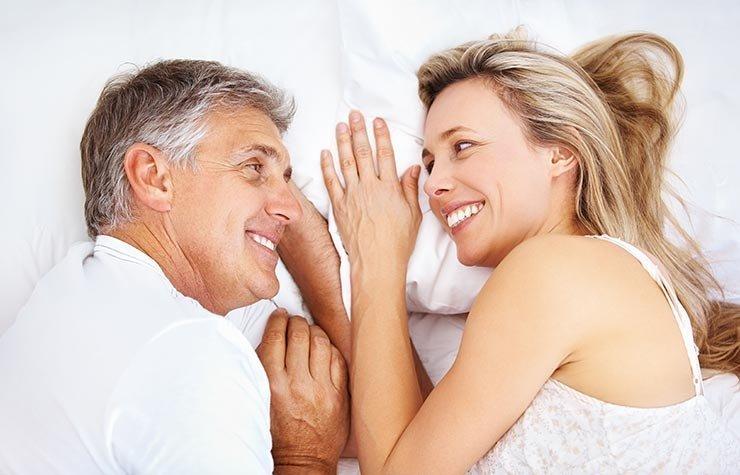 Visual erotic aids for older married couples