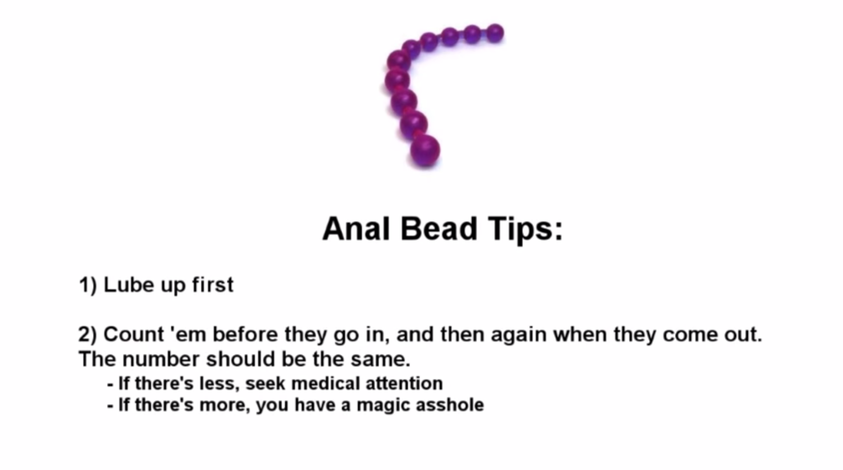 best of Goes wrong When pulling beads anal