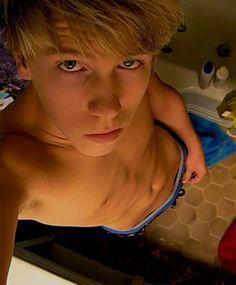 Young blonde twink
